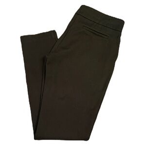 Women’s Black Straight Leg Elastic Waist Pants - Size 4